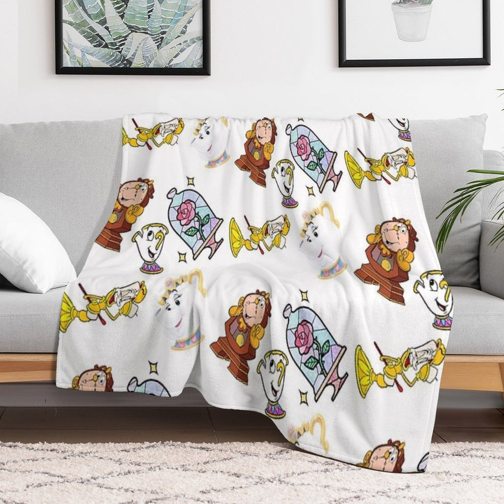 Beauty Plush Throw Blanket