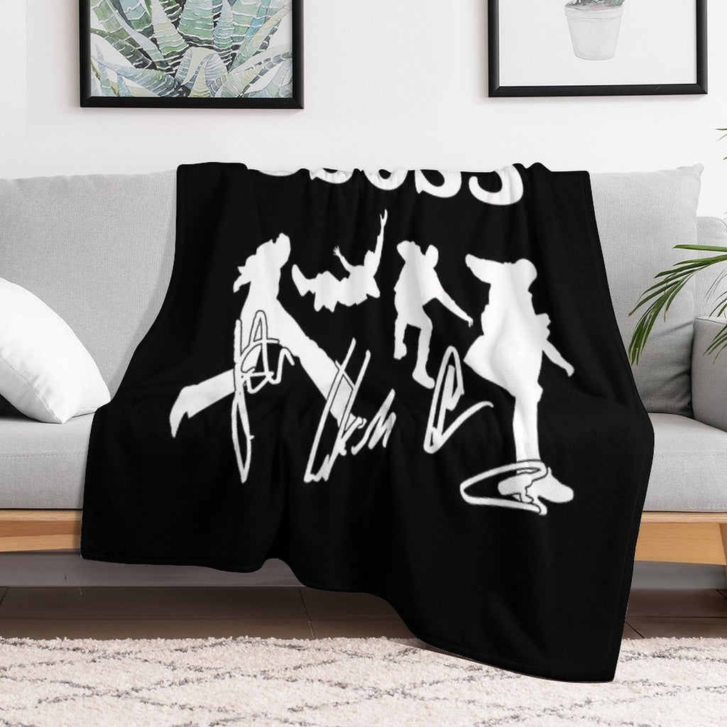 5sos Merch 5 Seconds Of Summer 5sos5 Easy Care Throw Blanket