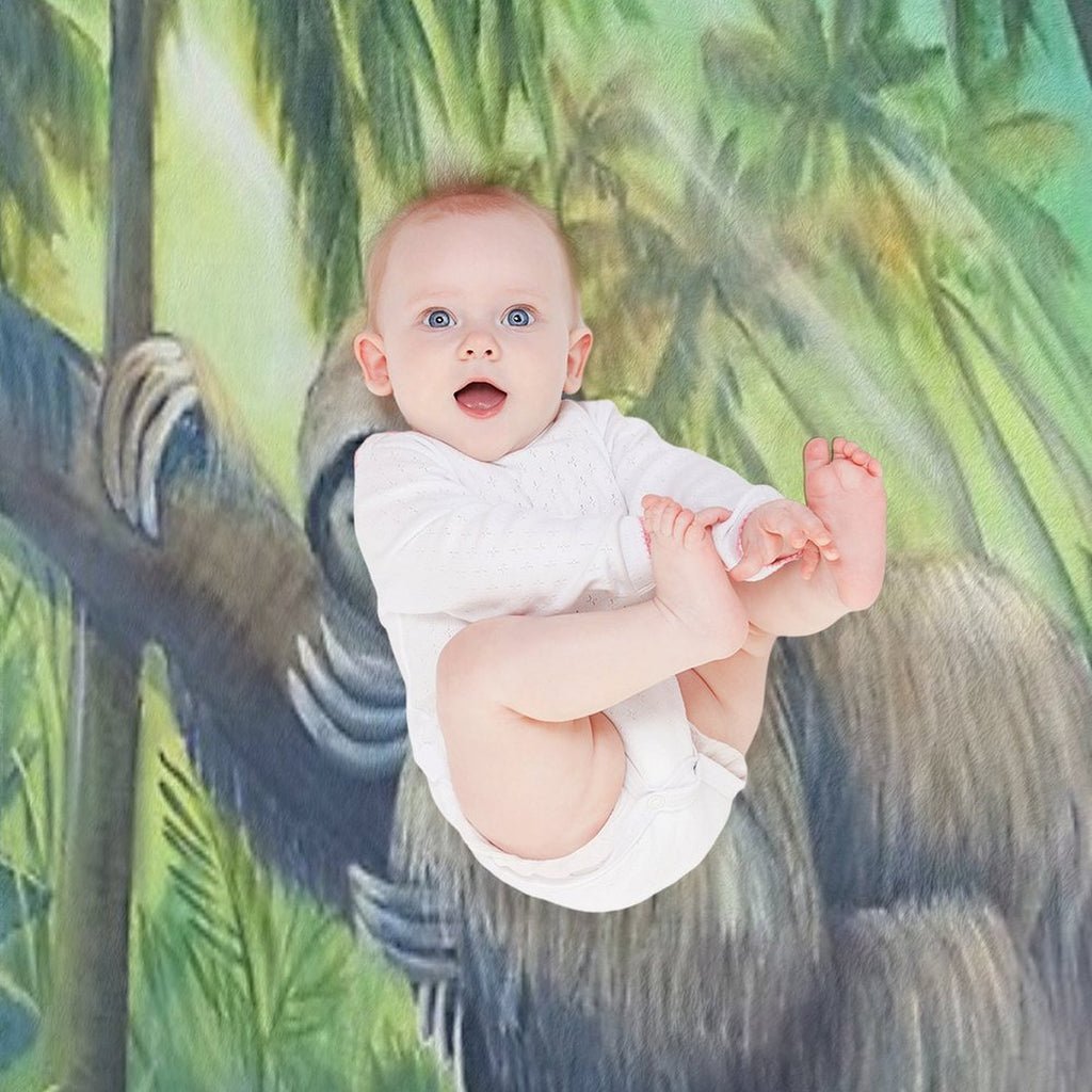 A Sloth Mother's Love All-season Throw Blanket