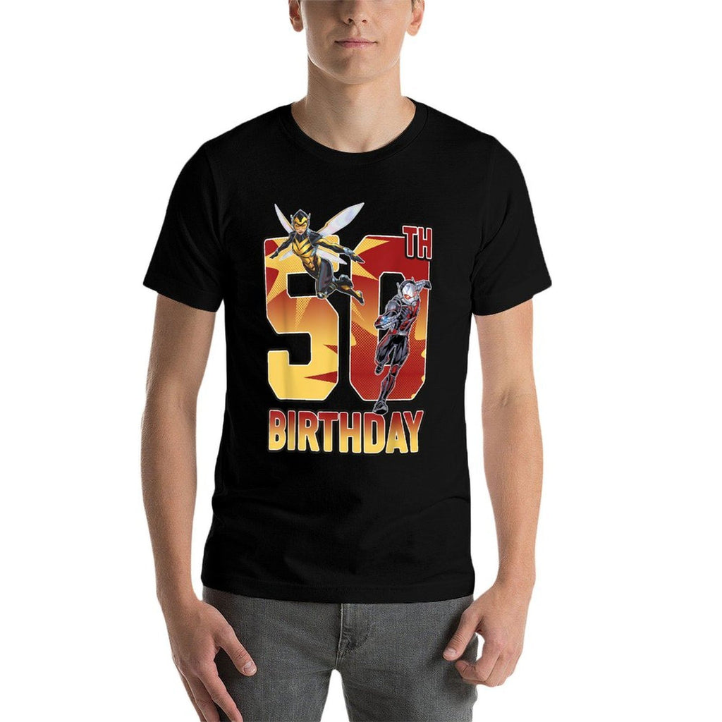 Marvel Comics Avengers Ant-Man & The Wasp 50th Birthday  Odor-resistant T-Shirt