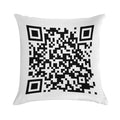 QrCode Rick Astley - Never Gonna Give You Up Soft Decorative Cover Throw Pillow