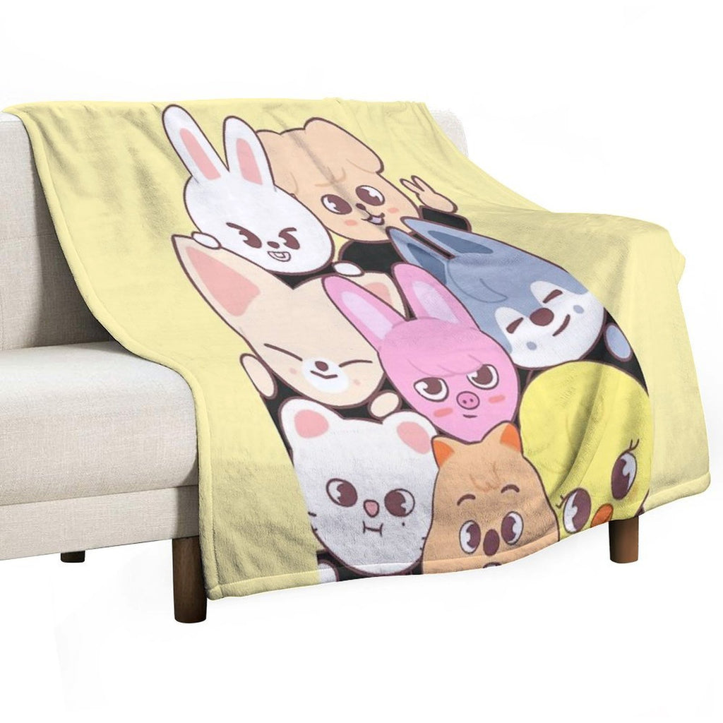 Stray Kids - Skzoo Versatility Throw Blanket