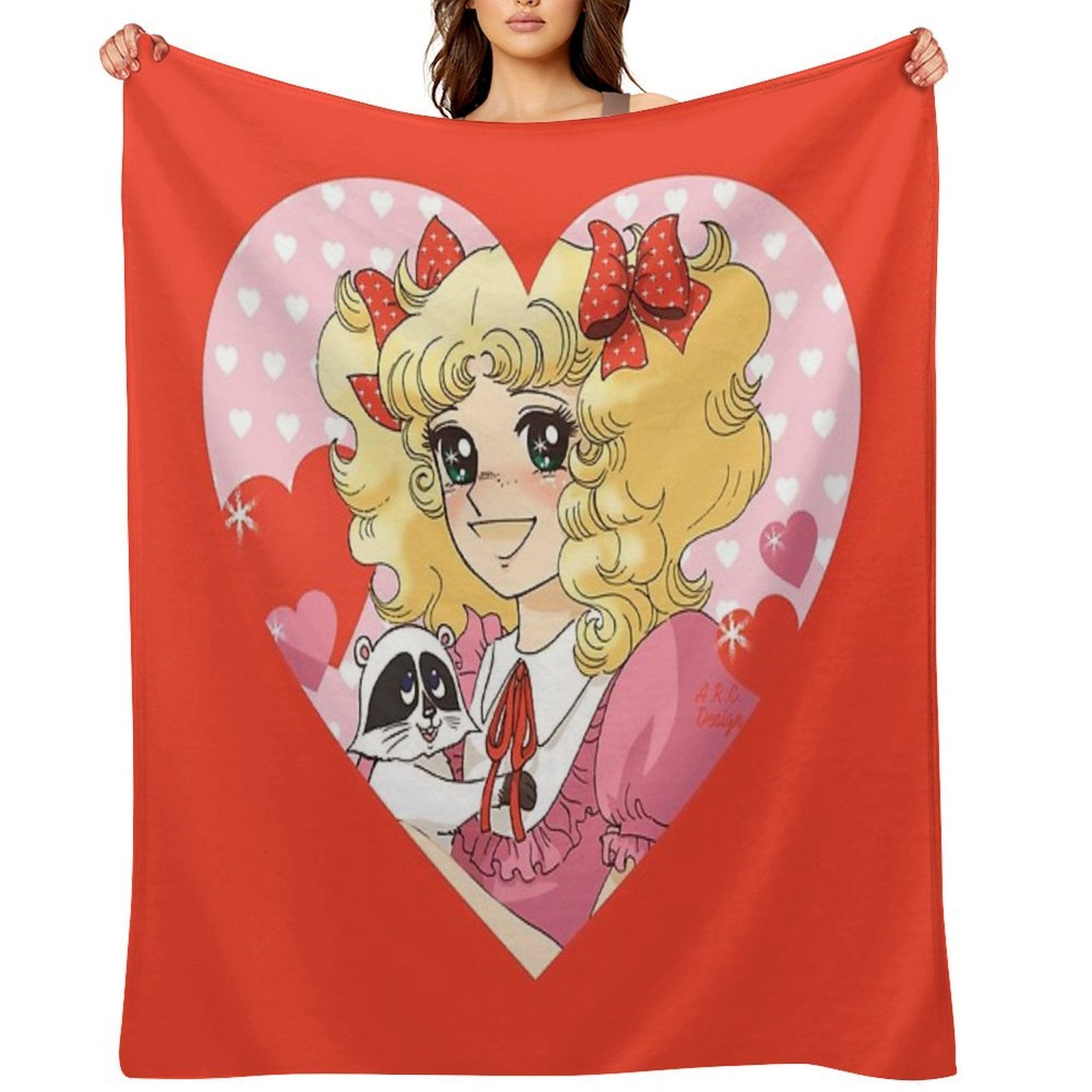 Candy Candy Travel-friendly Throw Blanket
