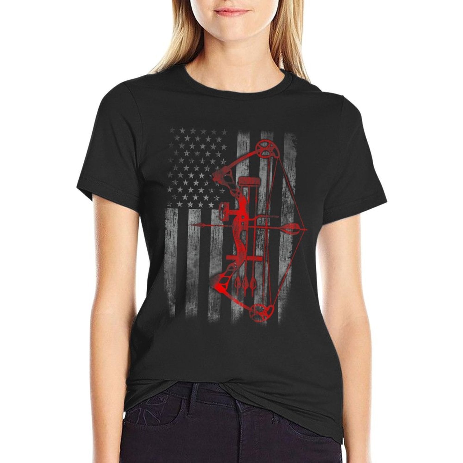 Bow Hunting Flag Archery  Quick-drying T-Shirt