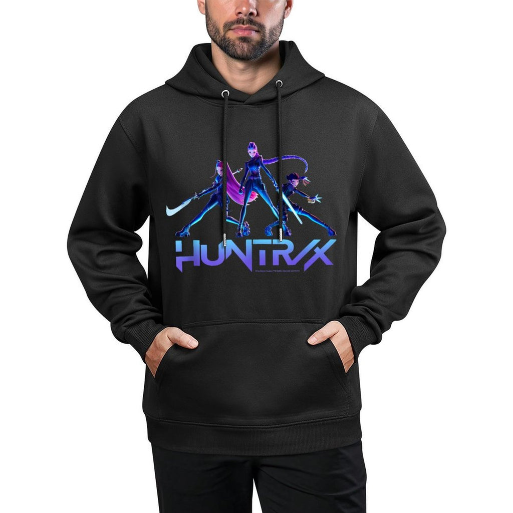 Kpop Demon Hunters Huntrx Ready for Battle Epic Poses Pilling-Resistant Hoodie