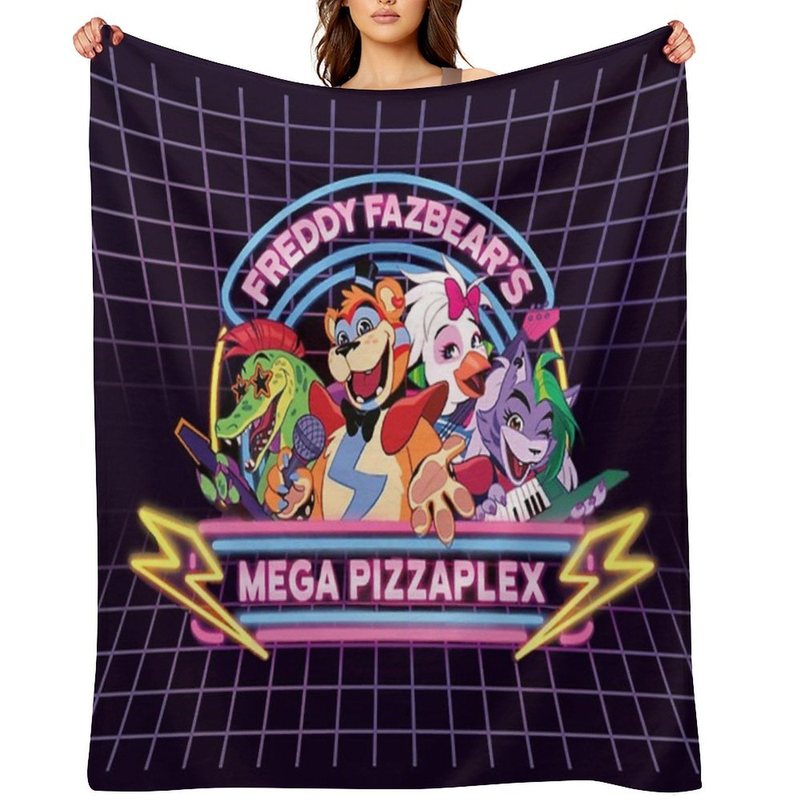 FNAF Security Breach Quick-dry Throw Blanket