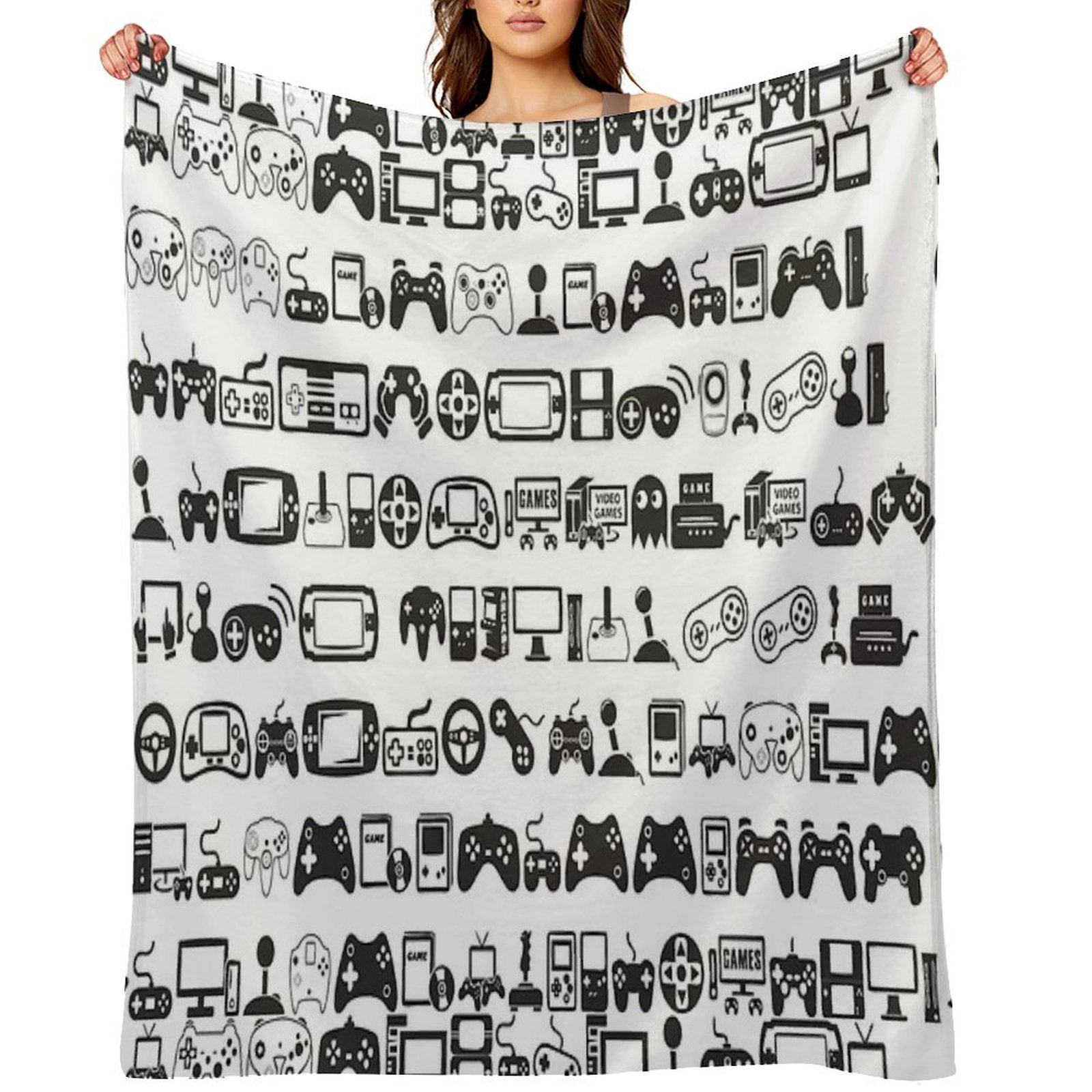 Retro Gamer Multi-functional Throw Blanket