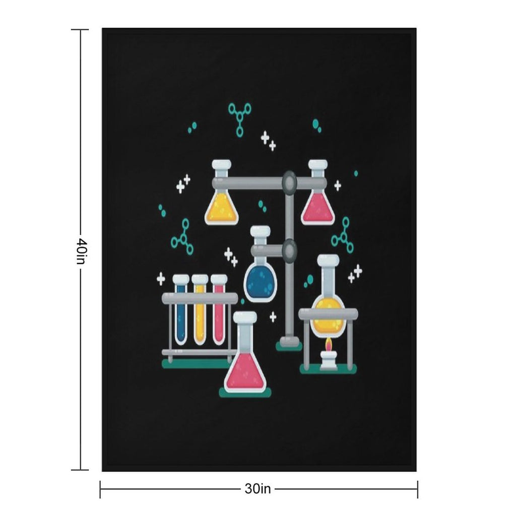 Amazing Chemistry Wrinkle-free Throw Blanket