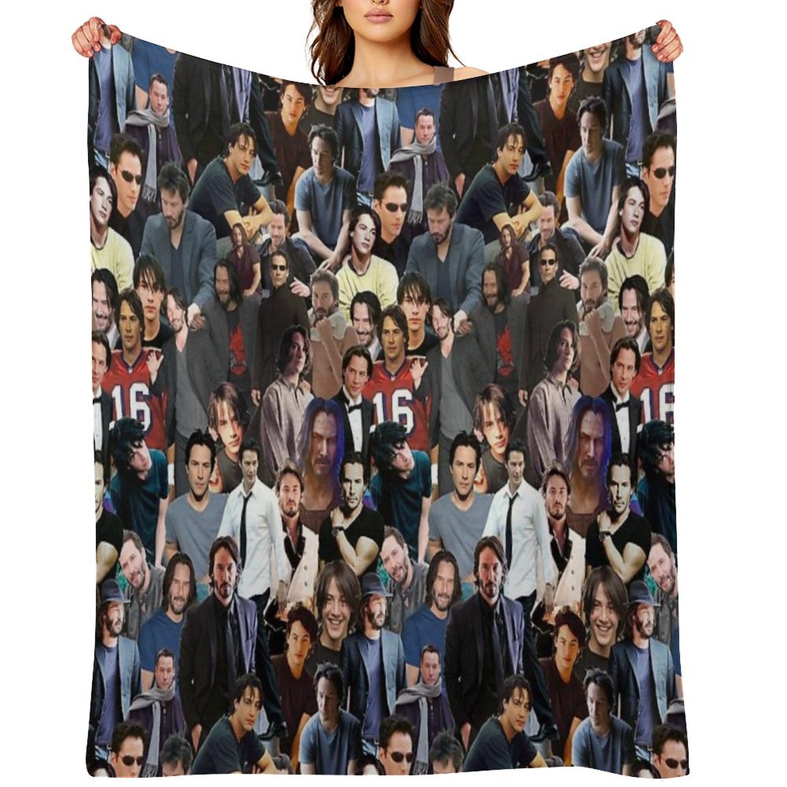 ALL of Keanu Reeves Travel-friendly Throw Blanket