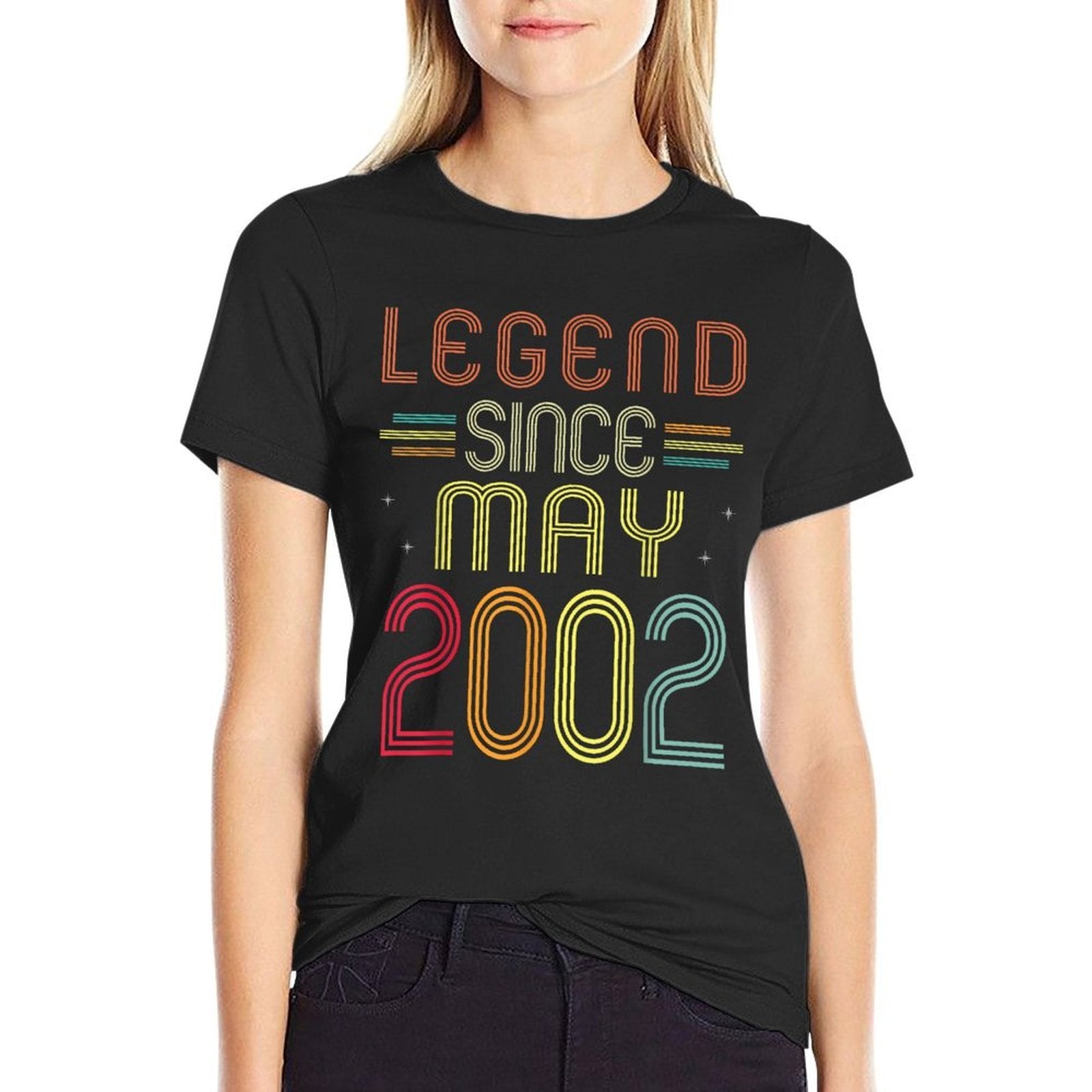 21 Years Old Gifts - Legend Since May 2002 21st Birthday  Versatile T-Shirt