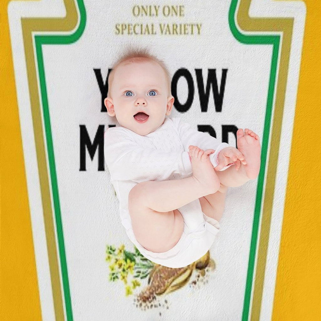 Mustard Halloween 2023 Costume Matching Family Group Couple Mayo Ketchup Premium Throw Blanket