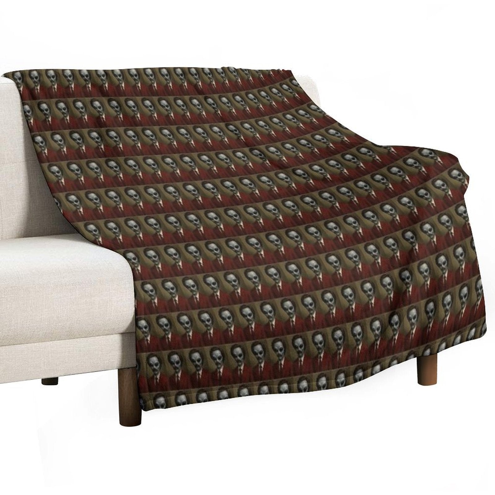 Ron Burgundy Machine-washable Throw Blanket