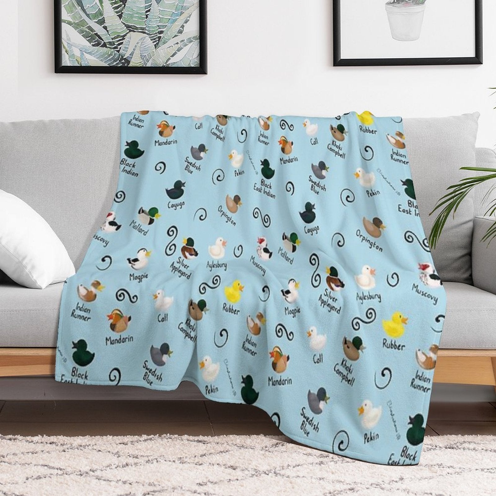 Ducks Ducks Ducks Versatility Throw Blanket