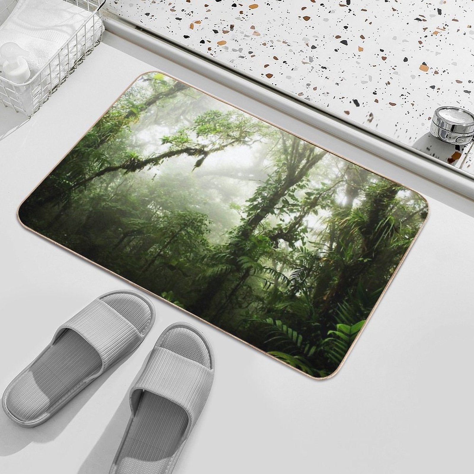 Cloud Forest  Toxin-Free Bath Mat