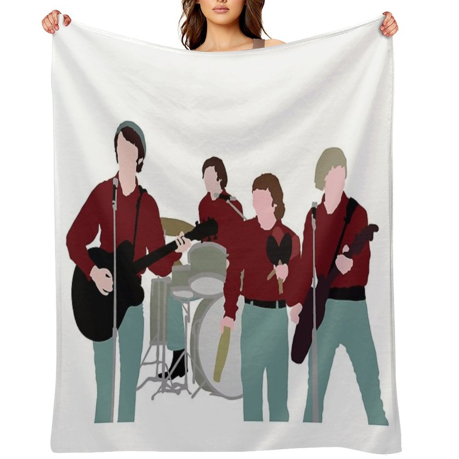 Untitled Travel-friendly Throw Blanket