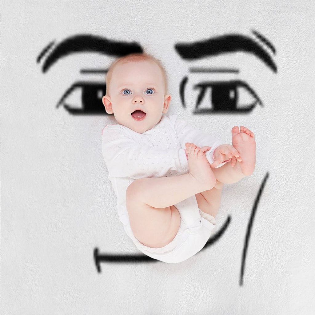 The Man Face Durable Throw Blanket