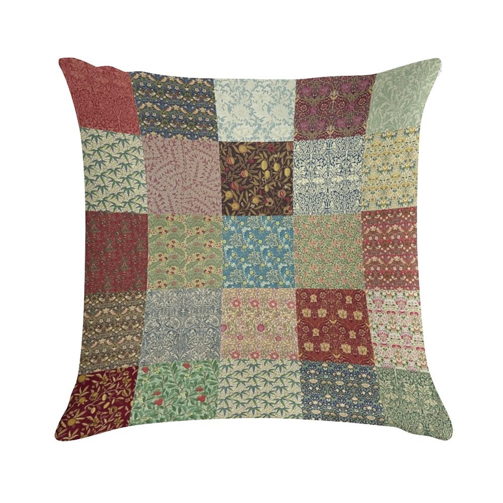 William Morris Pattern Collection Soft Ultra-Soft Texture Throw Pillow