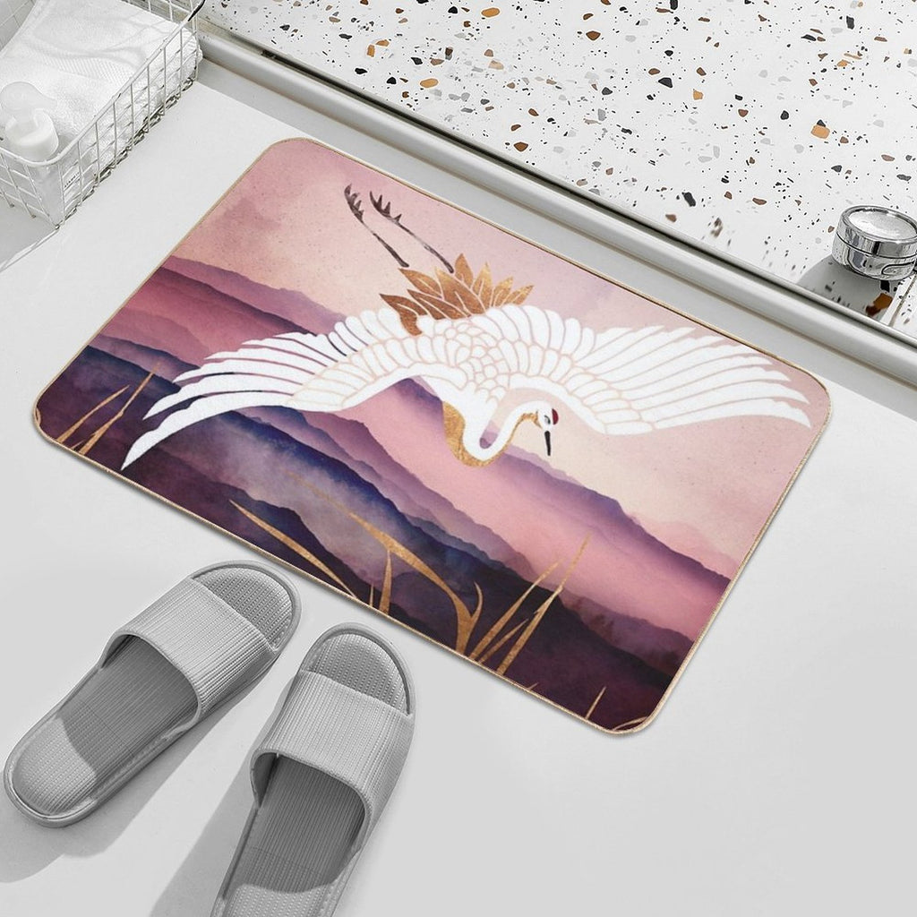 Elegant Flight III  Slip-Resistant Bath Mat