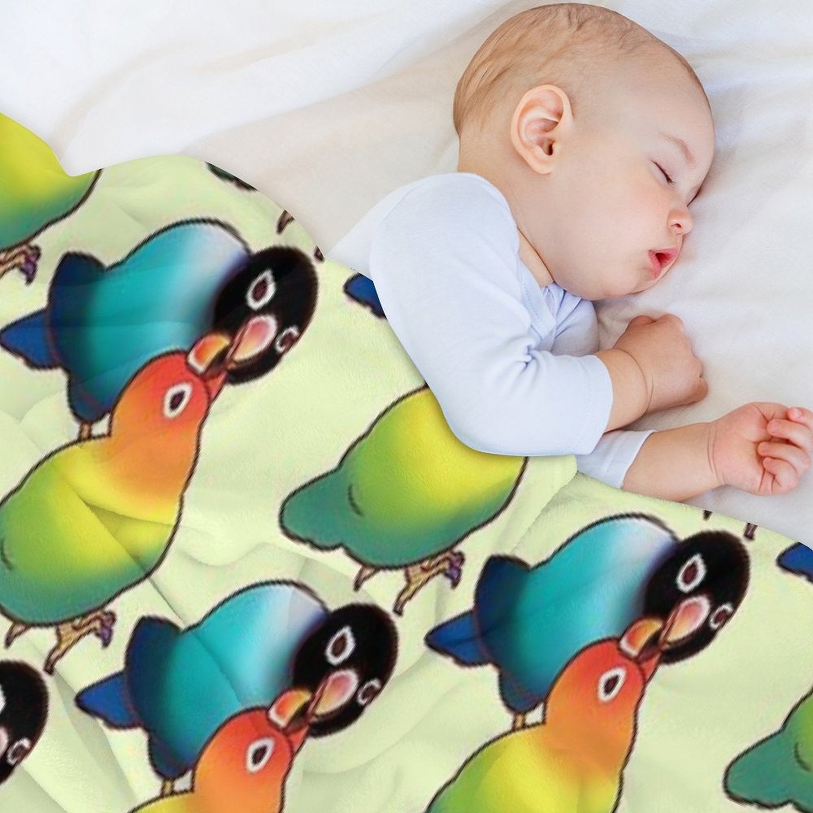 LOVEBIRDS T-SHIRTS Multi-functional Throw Blanket