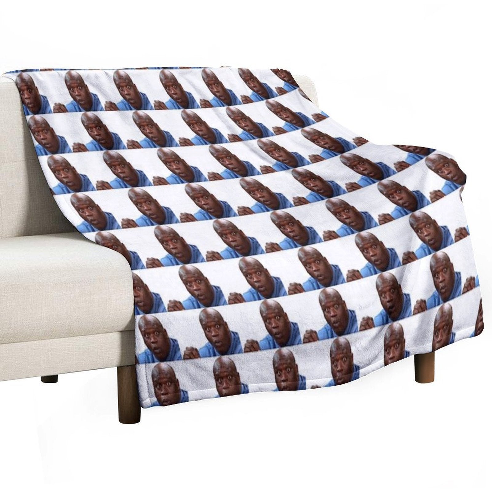 Surprised Shaq Hd Multi-functional Throw Blanket