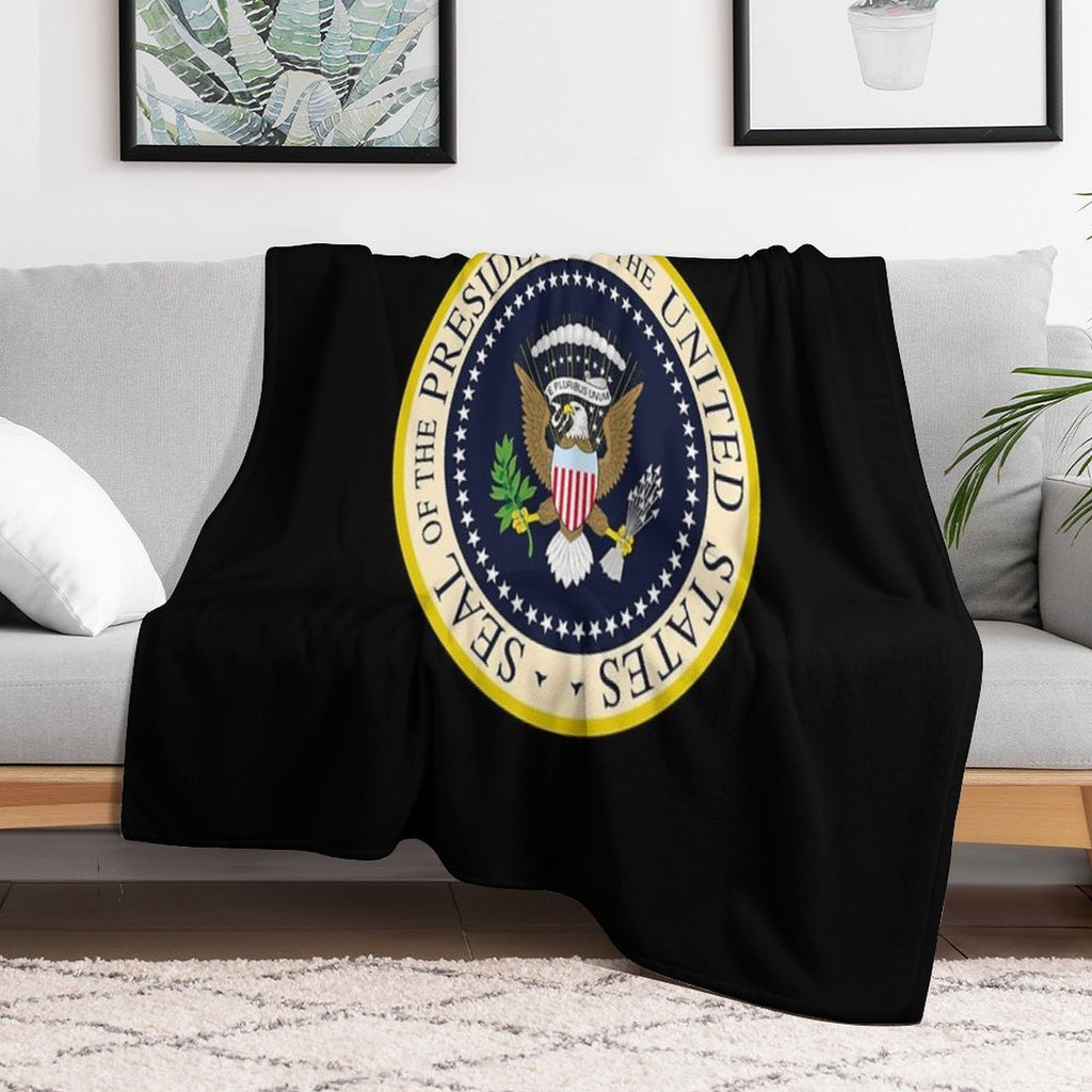 Seal of President of The United States Wrinkle-free Throw Blanket