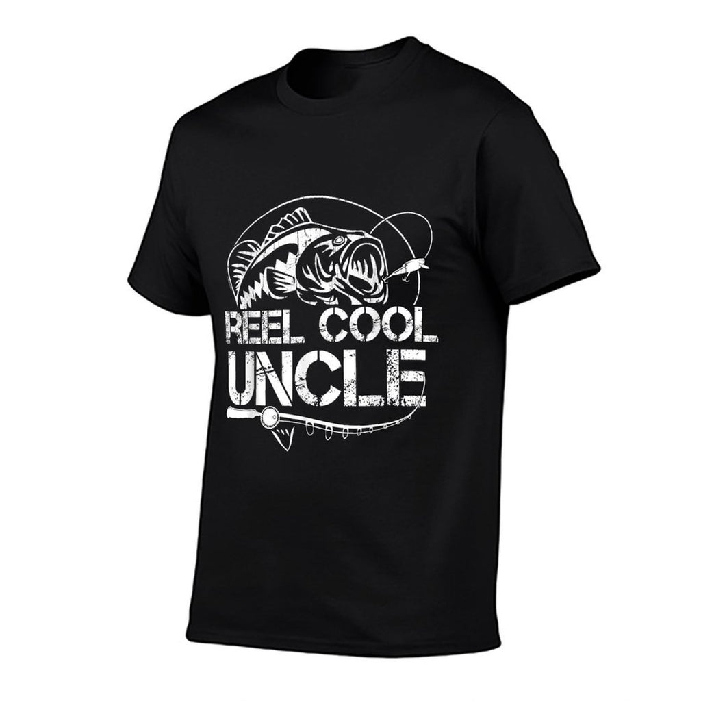 Reel Cool Uncle Fishing Daddy Fathers Day Dad Gifts For Men  Wrinkle-resistant T-Shirt