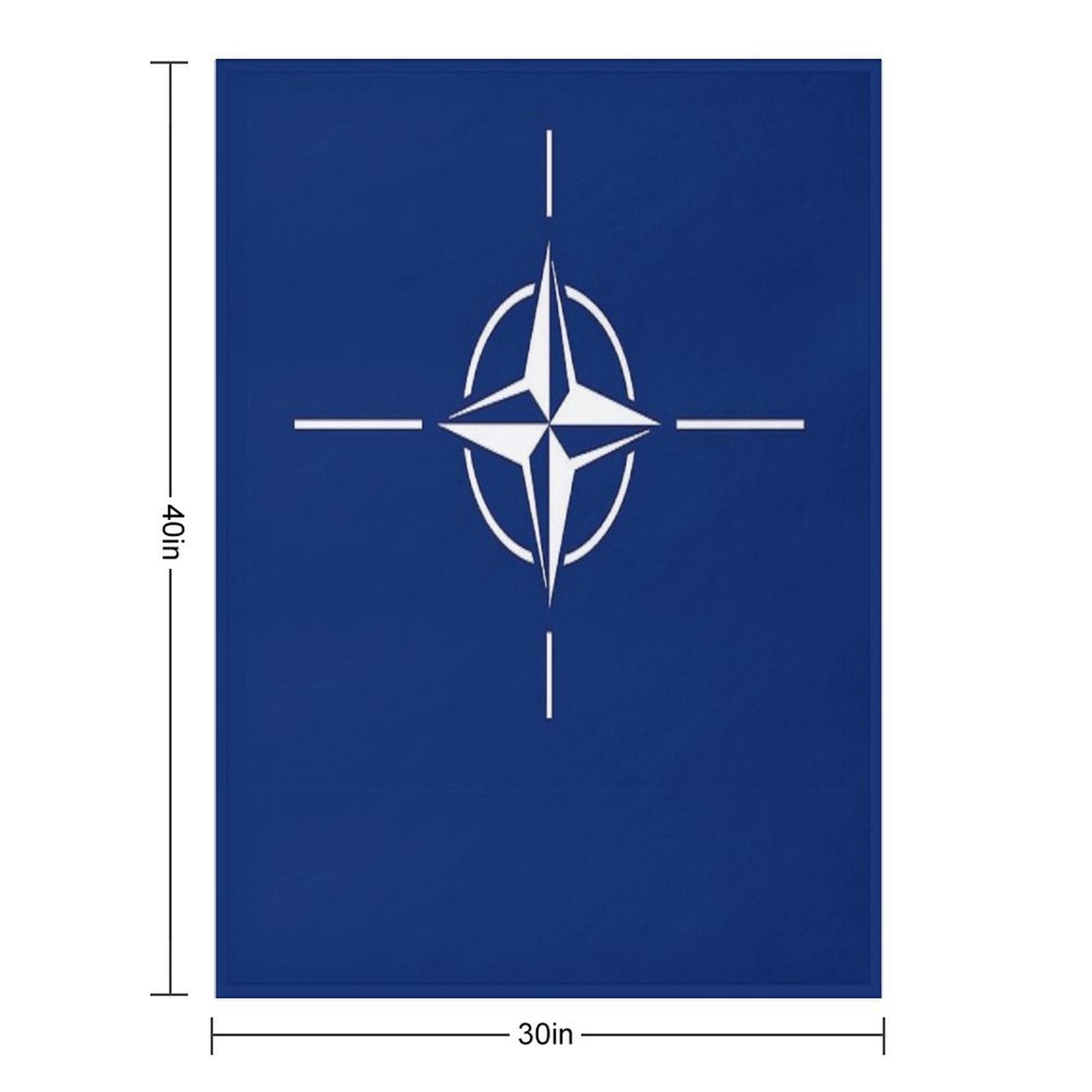 NATO Flag Stickers, Gifts And Products Comfort Throw Blanket