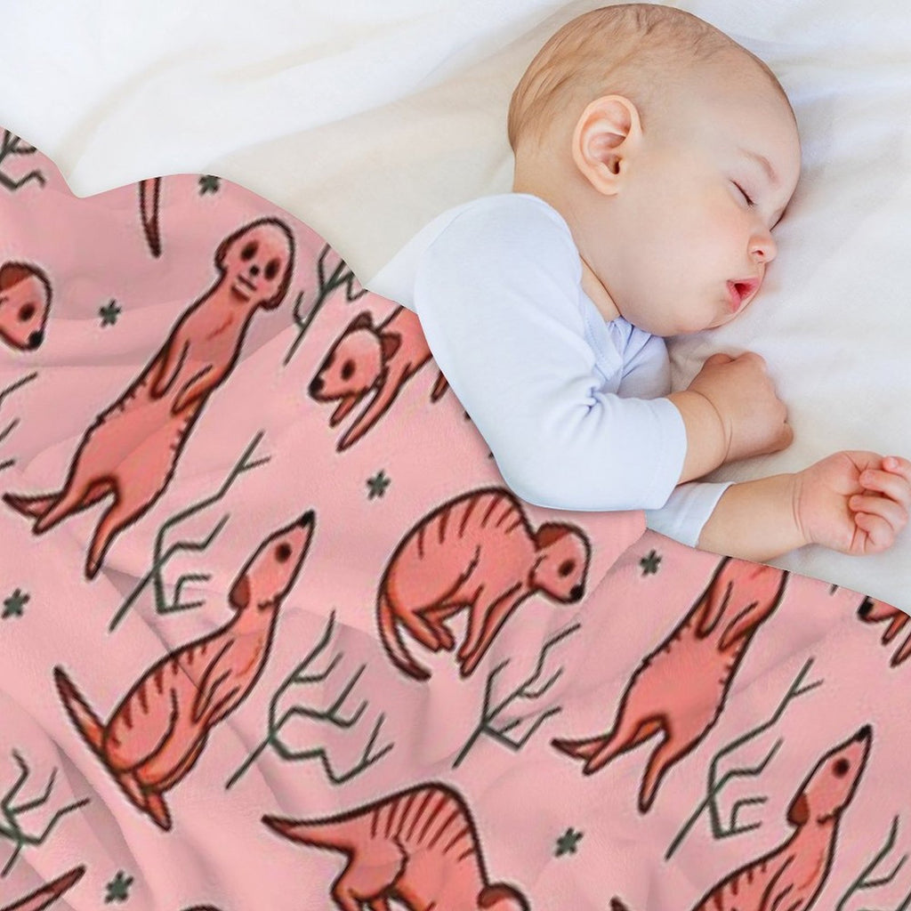 Major Meerkats All-season Throw Blanket