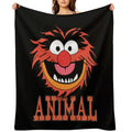 RETRO ANIMAL SHOW Durable Throw Blanket