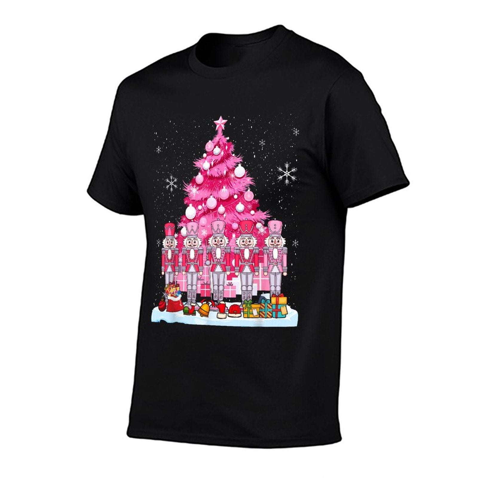 Pink Christmas Nutcracker Christmas Tree Christmas  Vintage-inspired T-Shirt