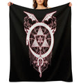 Glowing Snakes of Alchemy Multi-functional Throw Blanket