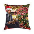 Die Hard Hans Gruber Merry Christmas Soft Bedroom Essential Throw Pillow