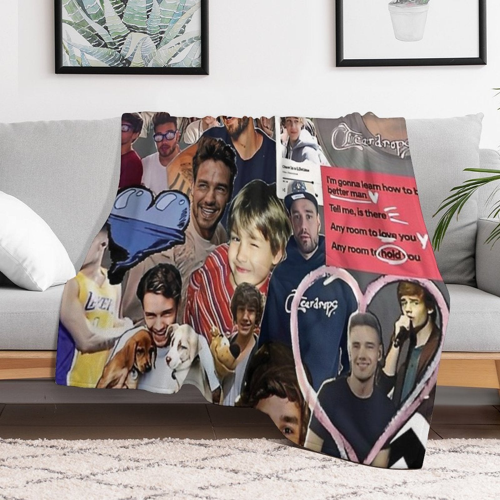 LIAM PAYNE Comfort Throw Blanket