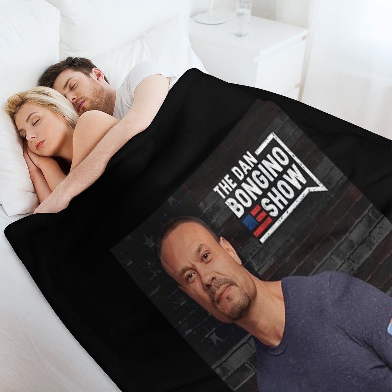 The Dan Bongino Show Easy Care Throw Blanket