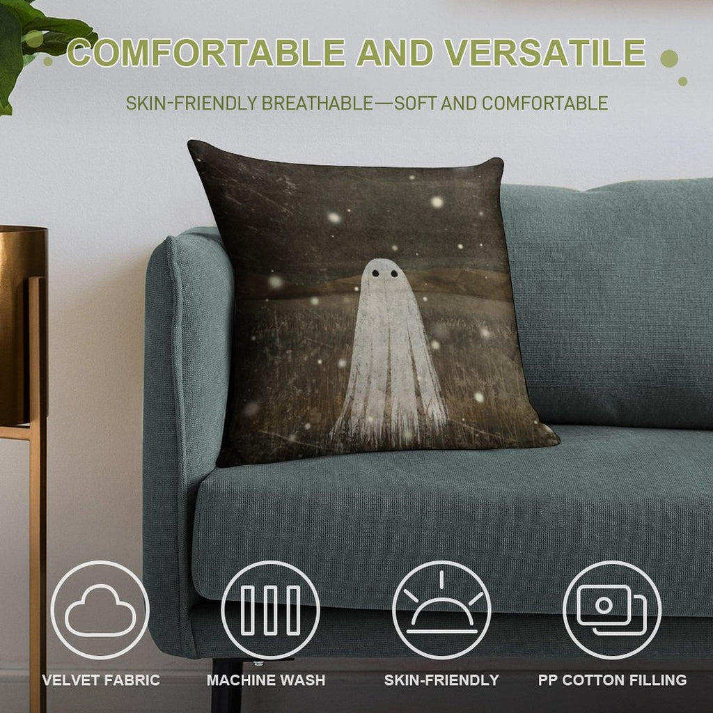Fireflies Soft Shrink-Resistant Throw Pillow