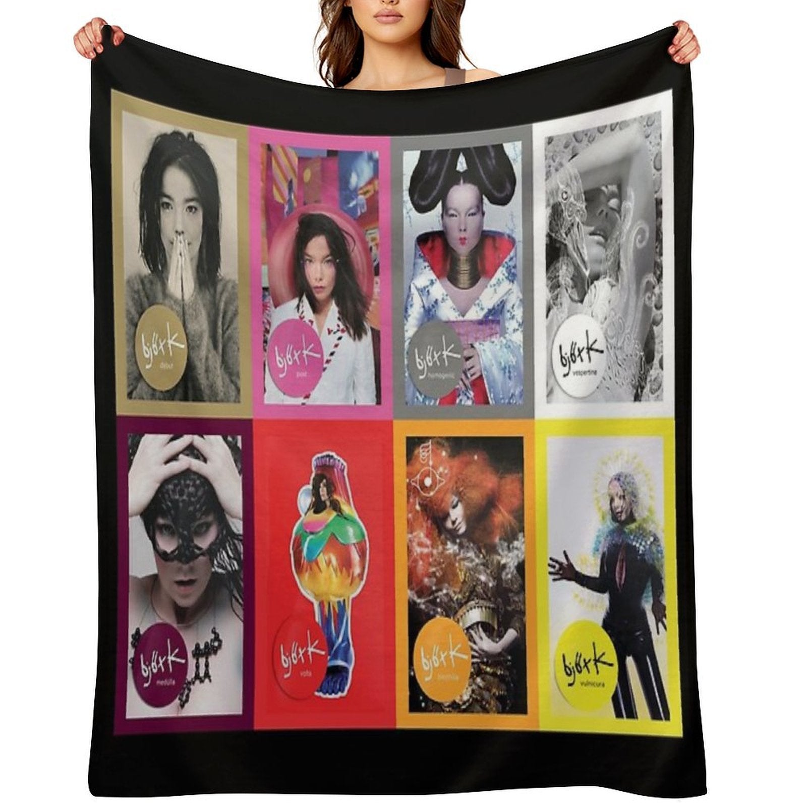 Bjork Studio Albums Anti-pilling Throw Blanket