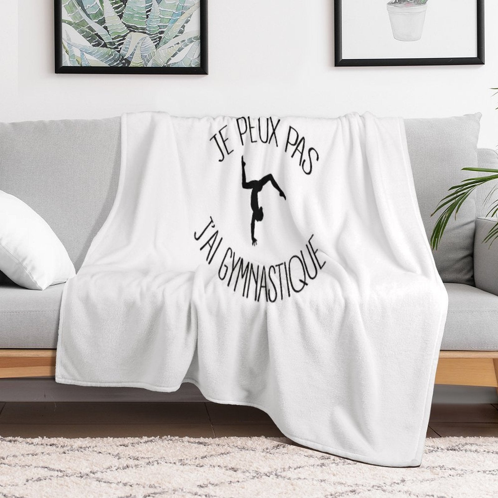 I Can Not I Have Gymnastics Multi-functional Throw Blanket