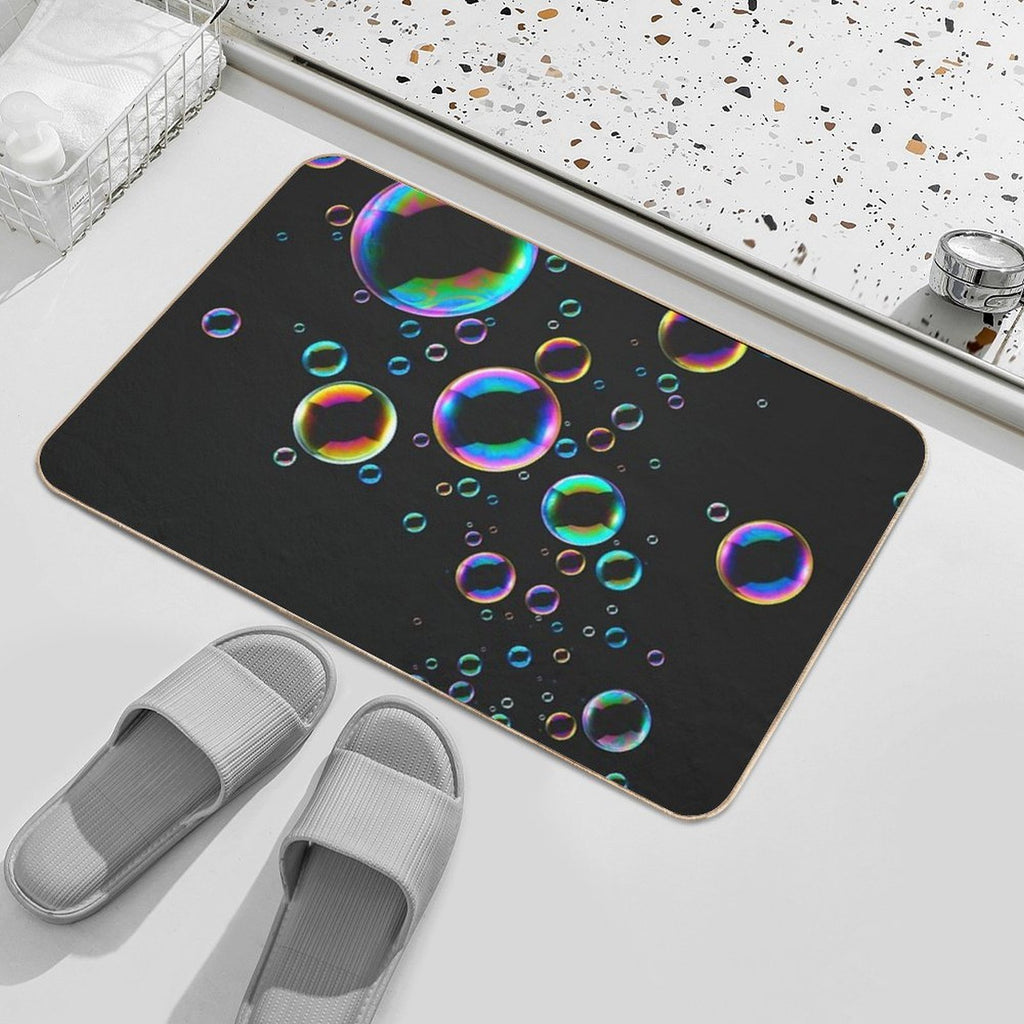 Colorful Bubbles  Dirt-Trapping Bath Mat