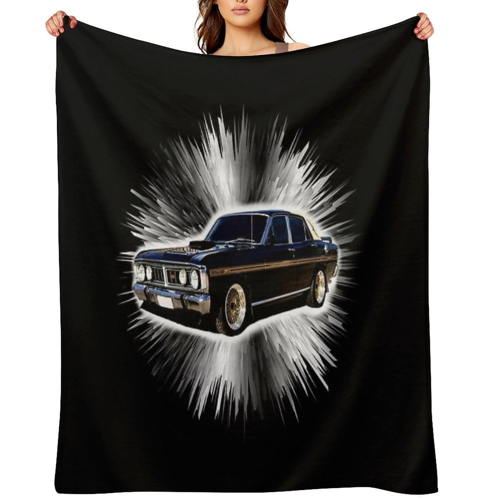 Gs Xy Ford Falcon Compact Throw Blanket