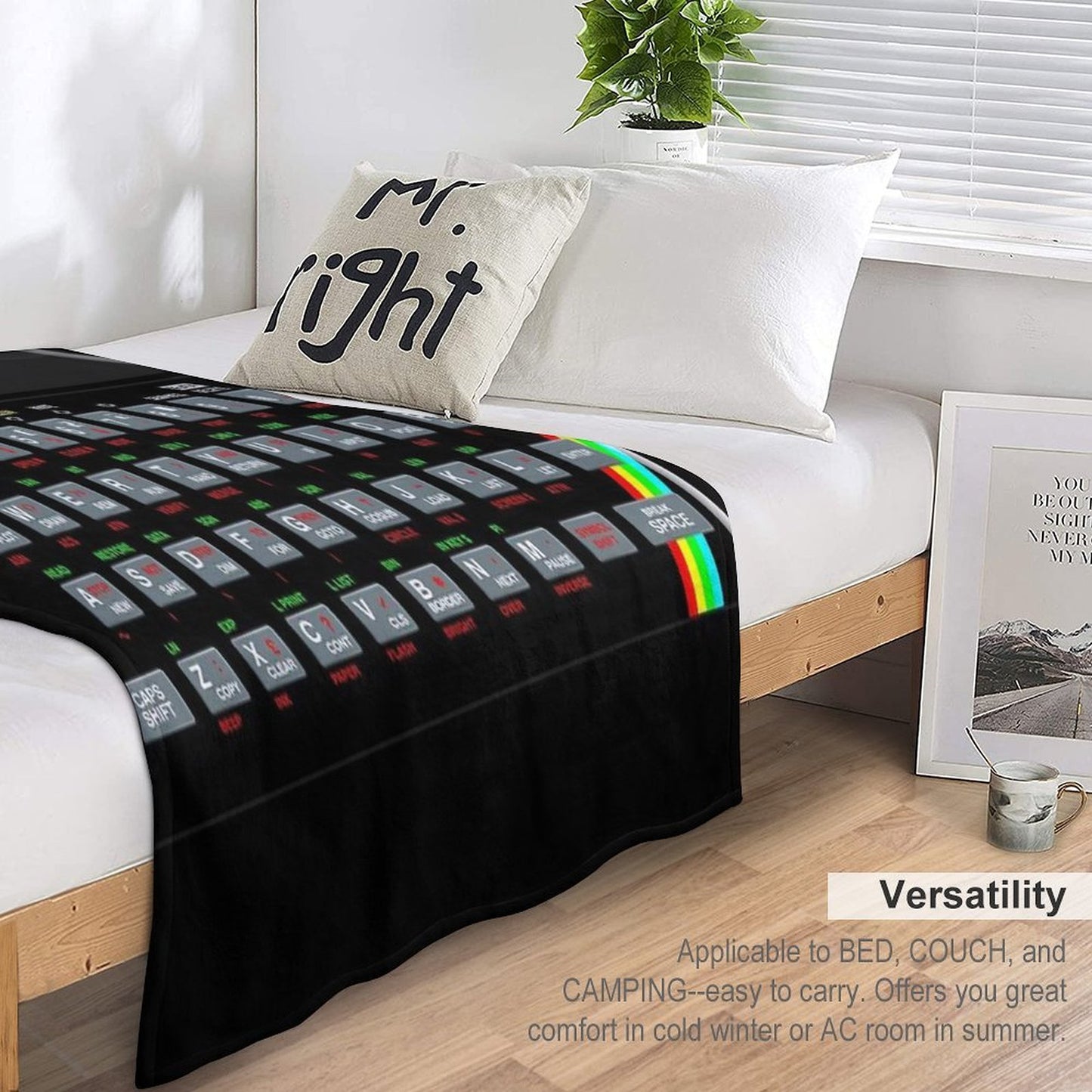 ZX Spectrum Versatility Throw Blanket