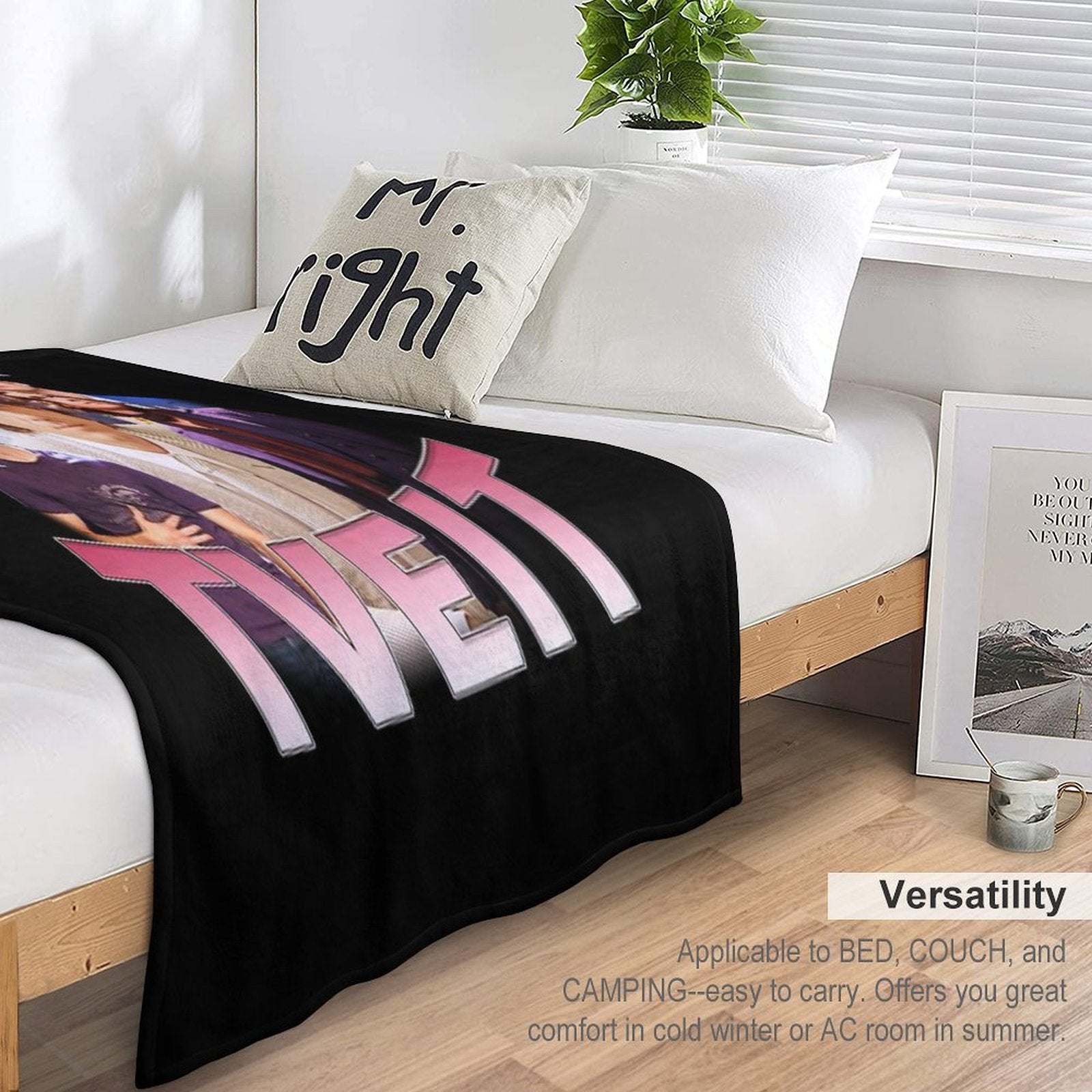 Aaron Tveit Retro Durable Throw Blanket