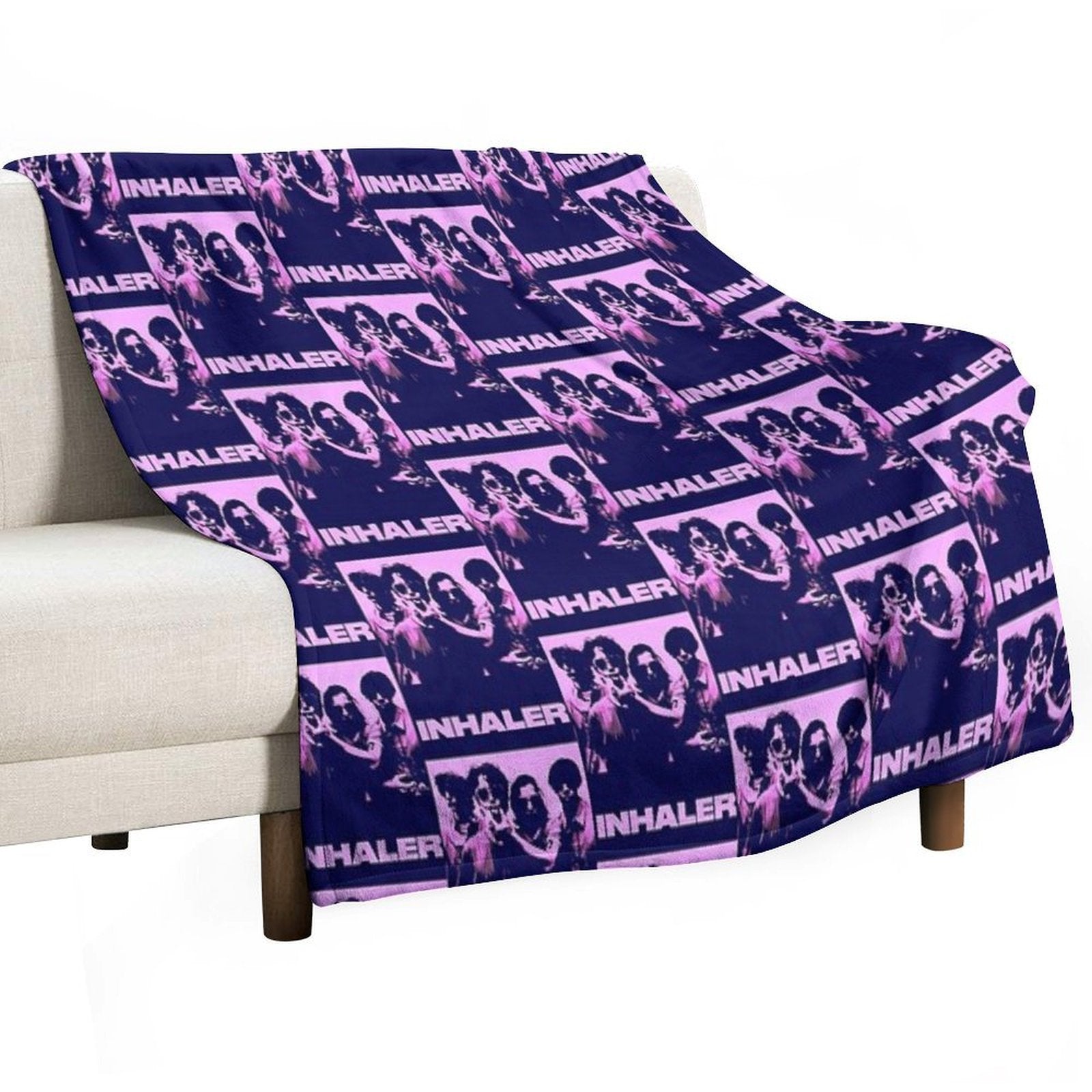 Inhaler Band Lightweight Throw Blanket