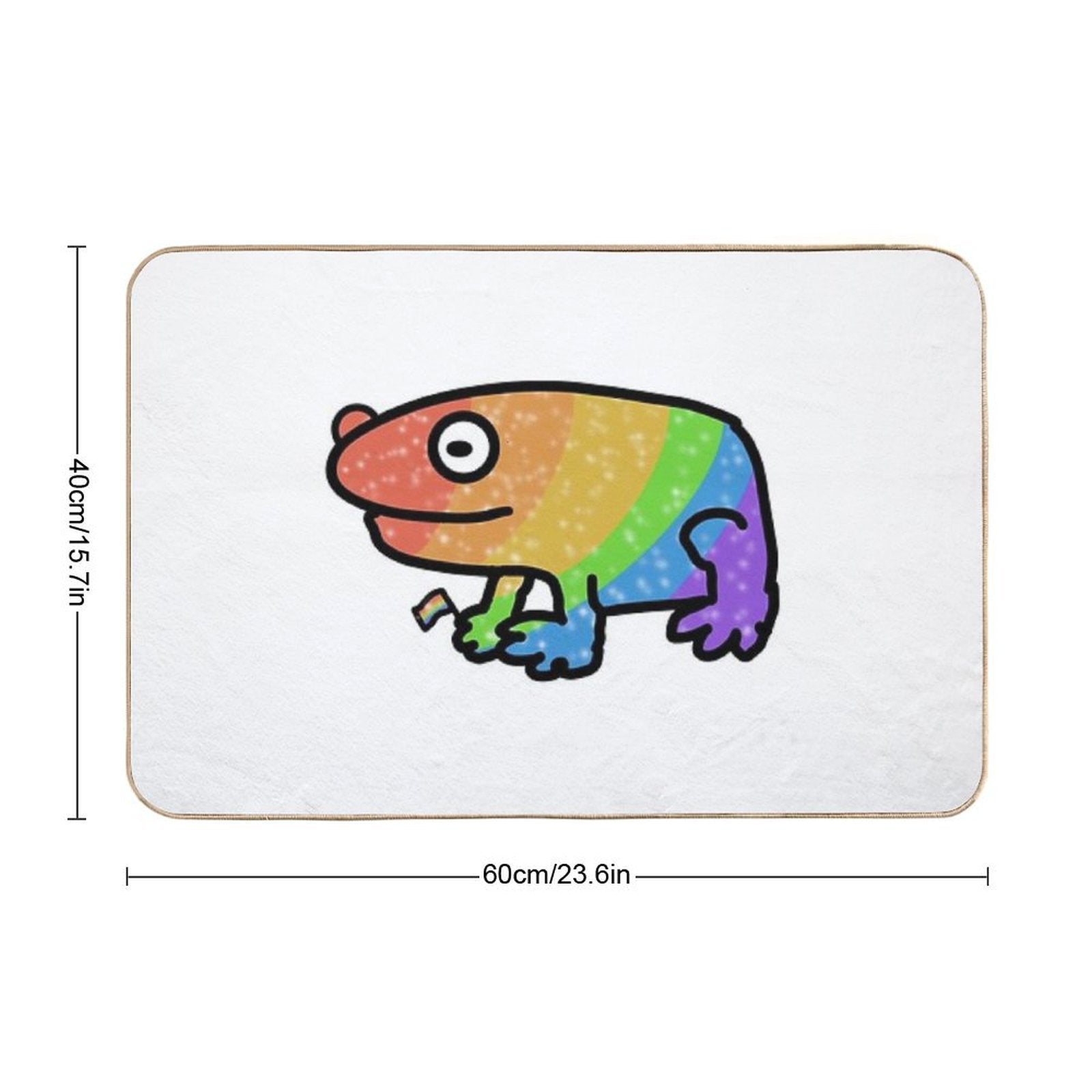 Gay Frog  Absorbent Bath Mat