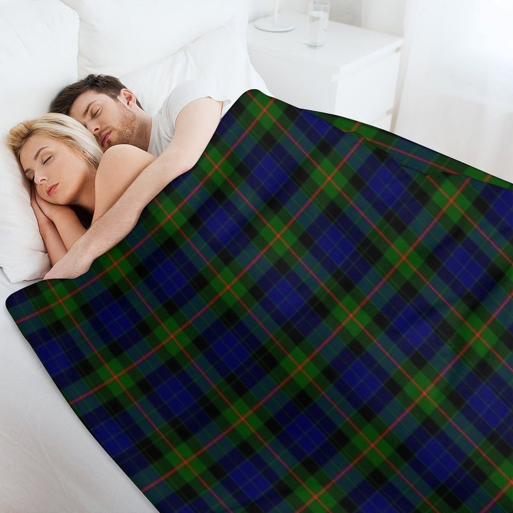 Clan Gunn Tartan Machine-washable Throw Blanket