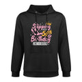 50th Birthday Like A Queen, 50 Years Old Woman Birthday Medium-Weight Fabric Hoodie