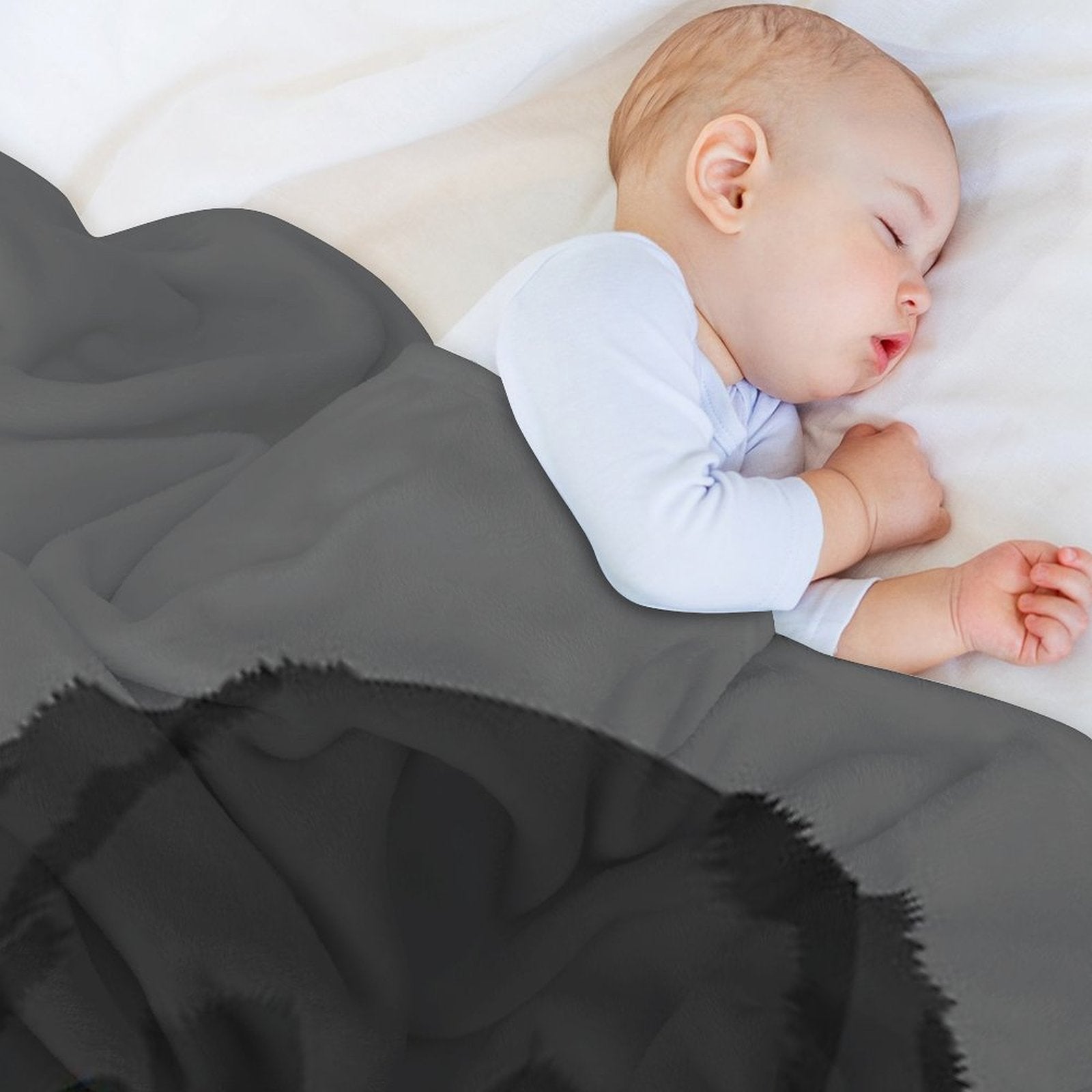 Bruno The Black Lab Plush Throw Blanket