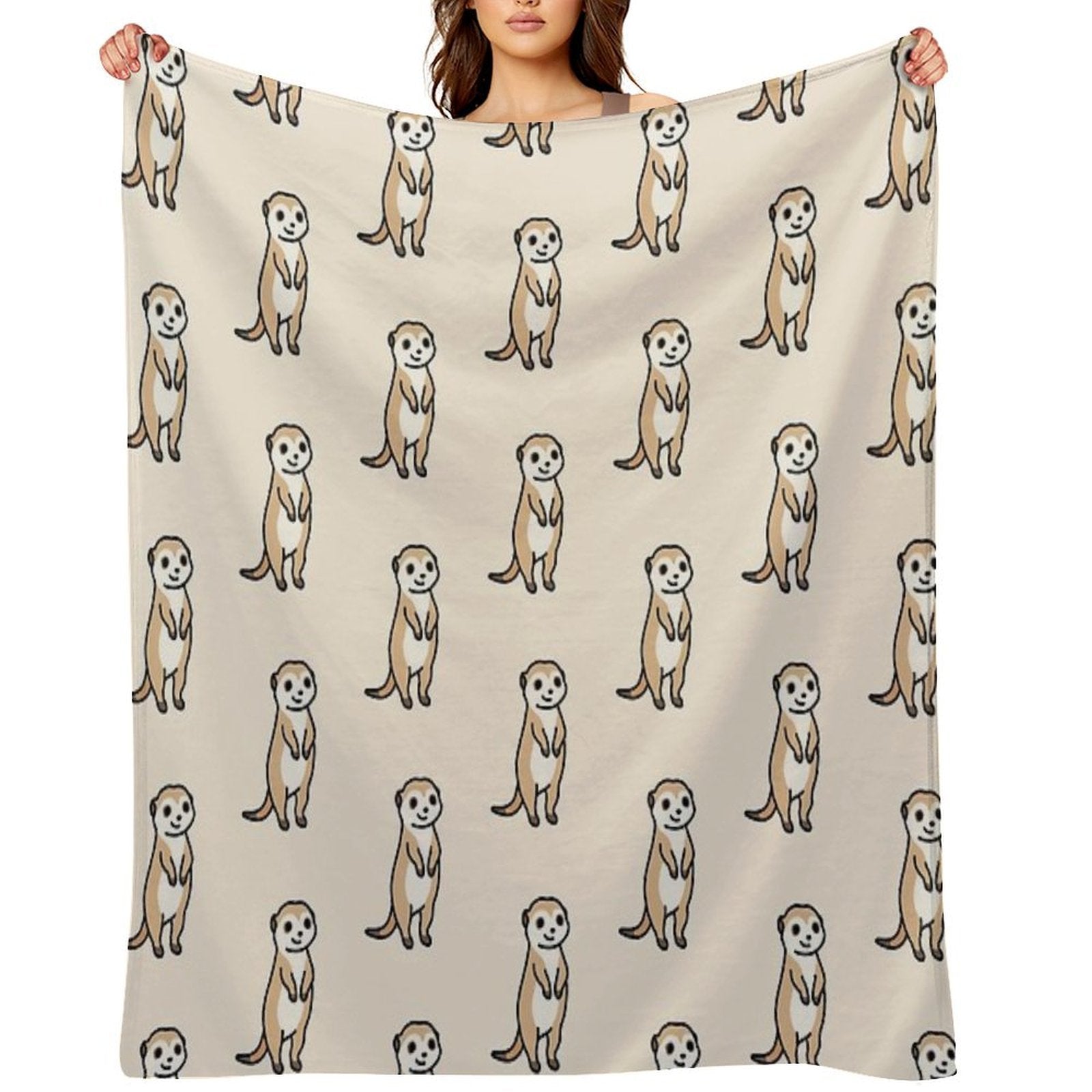 Meerkat Durable Throw Blanket