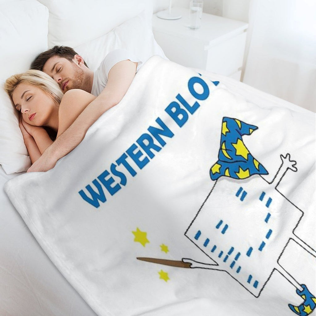 Western Blot Wizard, He Loves Cell Biology! Anti-pilling Throw Blanket