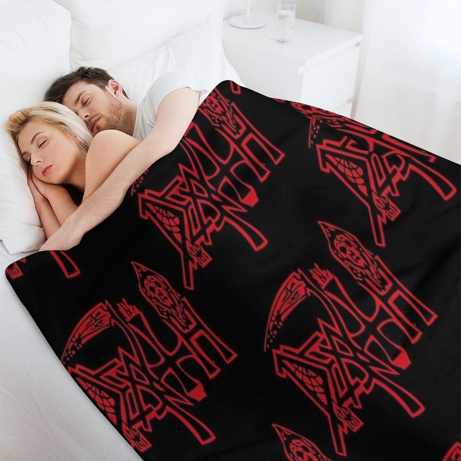 DEATH LOGO Compact Throw Blanket