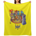 The Power of Shamanic Globes! Machine-washable Throw Blanket